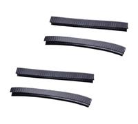 TOYANDONA Tira Protectora para Patineta 2 Pares de Caucho Negro 22 Cm Parachoques Anticolisión para Cubierta de Skate Accesorios Deportivos Principiantes