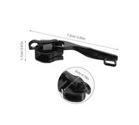 TOYANDONA Tiradores de Cremallera para Equipaje 8 Piezas Repuestos de Nailon Doble Capa Cabezal a Prueba de Explosiones Cierre Seguro para Maletas y Mochilas Accesorios Reparación Viaje