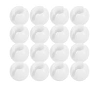 TOYANDONA Tope de Cadena de Cuentas para Cortinas Verticales y Enrollables, 24 Piezas 8x4 Mm, Accesorios Transparentes de Engarce para Persianas, Piezas de Reparación y Tapas para Cable