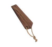 TOYANDONA Tope de Puerta de Madera Maciza Antideslizante en Cuña | Acabado de Madera Natural, Diseño Cuerda para Colgar, Protege Paredes y Sujeta Hojas en Su Sitio