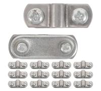 TOYANDONA Tornillos de Fijación para Placa de Abrazadera de Bicicleta 20 Piezas, Accesorio de Sujeción para Guardabarros, Aleación Resistente, Compatible con Soporte Pata de Guardabarros,