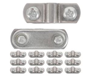 TOYANDONA Tornillos de Fijación para Placa de Abrazadera de Bicicleta 20 Piezas, Accesorio de Sujeción para Guardabarros, Aleación Resistente, Compatible con Soporte Pata de Guardabarros,