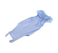 TOYANDONA Traje Postoperatorio para Gato Transpirable Azul Talla M, Ropa Médica Elástica para Recuperación Después de Esterilización, Protección para Heridas y Convalecencia Felina