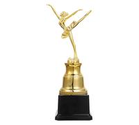 TOYANDONA Trofeo de Danza de Ballet de Plástico Dorado para Premios y Competencias, Trofeo Decorativo Adecuado para Fiestas y Reconocimientos Infantiles