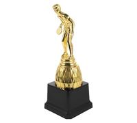 TOYANDONA Trofeo de Ping-Pong Dorado de Plástico Grande, Copa de Premio para Tenis de Mesa, Trofeo de Campeonato Deportivo para Eventos y Celebraciones, Accesorios para Premios Reutilizable