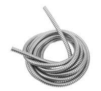 TOYANDONA Tubos Flexibles de Acero Inoxidable Cables de Id Protección Resistente a Golpes y Movimientos Conducto Metálico Corrugado para Gestión de Cableado Eléctrico Exteriores y Control