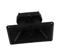 TOYANDONA Tweeter Piezoeléctrico Doble Bocina para y Exteriores Accesorios de Audio Plástico Resistente para Enseñanza y Canto de Pájaros Color Negro
