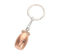 TOYANDONA Urna Llavero De Metal Artesanal para Cenizas De Mascotas Colgante Conmemorativo De Urna Porta Cenizas De Cremación para Adorno De Llavero Recuerdo Conmemorativo para Uso Personal