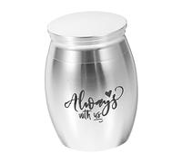 TOYANDONA Urnas para Mascotas De Acero Inoxidable Contenedor para Cenizas De Perros Ataúd Funerario para Gatos Recuerdos De Mascotas Urna para Cenizas De Huesos