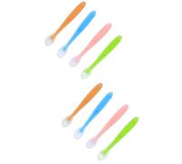 TOYANDONA Vajilla Infantil De 8 Piezas Cuchara De Silicona Dos
