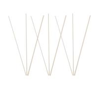 TOYANDONA Varilla de Cocción Colgante Tubo de Corindón Blanco, para Horno | Reutilizable, Superficie Lisa, Diseño de Tubo Delgado, Distribución Uniforme del Calor, para Arcilla y Colgantes