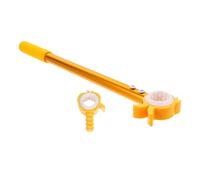 TOYANDONA Varilla de Empuje y Tracción para Abrir Ventanas, Herramienta Auxiliar Compacta de Aleación de Aluminio y Plástico, Color Dorado, Adecuado para Aulas y Gestión Escolar