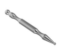 TOYANDONA Varilla de Masaje de Acupresión de Acero Inoxidable para Tejido Profundo Herramienta Manual Portátil para Masaje Muscular Corporal y Facial de Punto Gatillo Plata