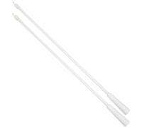 TOYANDONA Varilla para Persiana Vertical De Fibra De Vidrio Blanca 42-48 Cm Barra De Repuesto con Gancho para Cortinas y Reparación De Persianas Set De 2 Piezas para Apertura y Control Ventanas