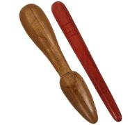 TOYANDONA Varillas de Madera para Masaje y Reflexología Podal 2piezas, Herramienta Ligera Rebabas para Uso en Casa Aire Libre
