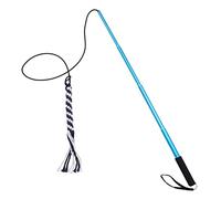 TOYANDONA Varita Extensible para Perros Azul Juguete de Acción para Ejercicio y Entrenamiento de Mascotas