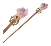 TOYANDONA Varita Mágica de Piedra de Cristal Natural para Cosplay y Decoración Tamaño Único Varita Decorativa para Niños y Fiestas de Halloween Adorno Artesanal de Cristal Única