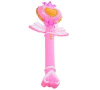 TOYANDONA Varita Mágica Luminosa de Hadas Forma de Corazón para Mini Varita Luz y Música Accesorio para Disfraces y Fiestas Infantiles Pack 12 Melodías sin Pilas