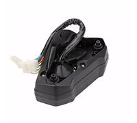 TOYANDONA Velocímetro Digital LCD para Motocicleta 12v Odómetro y Tacómetro Retroiluminado Compatible Motos de 2 y 4 Cilindros Pantalla Completa Visible Noche