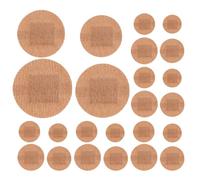 TOYANDONA Vendajes Adhesivos Circulares de Tela Elástica 160 Unidades Grandes para Dedos y Nudillos, Transpirable, Absorbente, Protección Rápida, Primeros Auxilios en Casa, Exteriores