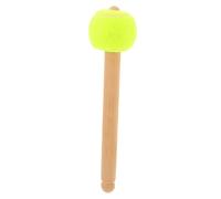 TOYANDONA Wooden Handle Drumstick with Tennis Ball Head for School Marching Bands Precise Percussion Accessory for Snare and Bass Drum Performances and Firm Construction