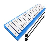 TOYANDONA Xilófono Para Niños Pequeños De 13 Notas Con Láminas De Aluminio Blancas, Incluye Mazos, Instrumento Musical De Percusión Adecuado Para Principiantes y Aulas Educativas