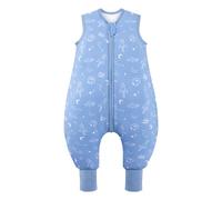 ToyaTec Saco de dormir para bebé con pies, rayón súper suave hecho de bambú, saco de dormir de fibra de bambú para niños, 2,5 tog, manta de dormir para otoño e invierno(Azul,80 cm (18-36 meses))