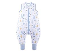 ToyaTec Saco de Dormir para bebé con pies, rayón súper Suave Hecho de bambú, Saco de Dormir de Fibra de bambú para niños, 2,5 TOG, Manta de Dormir para otoño e Invierno (Oso, 90 cm (2-4 años))