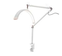 Toyauu Luz de VíDeo LED de 16 Pulgadas Luz de Anillo de Escritorio en Forma de Media Luna para SalóN de Belleza Maquillaje TransmisióN en Luz de Relleno Enchufe A-EU