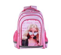 ToyBags Barbie Mochila Doble Compartimento Adaptable A Carro 41,5 X 30 X 17 Cm Escolar Unisex niños, Negro, Grande