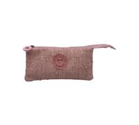 TOYBAGS Blin Blin Portatodo Triple Rosa Brillante de 11x23x5 cm