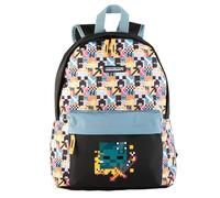 ToyBags Mochila Escolar Americana Minecraft Pixel Compartimento Principal y Bolsillo Frontal - Interior Forrado con Porta Ordenador - Tirantes Ergonómicos y Acolchados - 41 x 31 x 13.5 cm