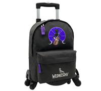 ToyBags Mochila Escolar Americana Wednesday, Unisex niños, Negro, Grande