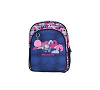 ToyBags Mochila Escolar Hello Kitty - DOBLE COMPARTIMENTO - Mochila adaptable al carro - Compartimento portalaptop - CON ACCESORIO POM-POM - 44 X 30 X 20 CM