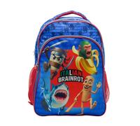 TOYBAGS Mochila Escolar Italian Brainrot Triple Compartimento 42x32x22 CM