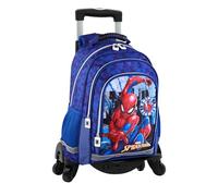ToyBags Spiderman Mochila Doble Compartimento Adaptable 41,5 X 30 X 17 Cm Escolar Unisex niños, Negro, Grande