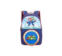 TOYBAGS Super Mario Mochila Escolar - Bolsillo Frontal Redondo - Adaptable al Carro - Correas Ajustables - Espaldera Acolchada - 45 x 32 x 20 cm