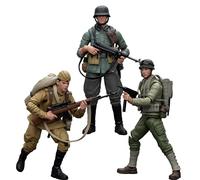 ToyCosmos JOYTOY 1/18 - Figura de acción militar Dark Source WWII Juego de 3 figuras coleccionables de 3 pulgadas de alto