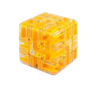 Toyd Puzzle 3D Maze - 8,5 cm ABS Brain Teaser Cube, Juego de lógica de Bola de Rodillos interactiva, Juguete Educativo Mental sin Esfuerzo | para Familiares Eventos sociales para en