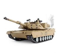 toyfigurehut Control remoto escala 1:16 2.4Ghz US M1A2 Abrams Main Battle Tank RC Battle Tank Smoke & Sound (Metal Gear & Tracks)
