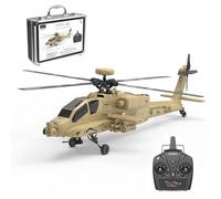ToyGhillied YU Xiang F11-N AH64 - Helicóptero teledirigido para adultos, escala 1:32, 6 canales, avión Wolfbush Apache (RTF)