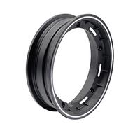 Toygogo Círculo de Rueda de Llanta de Motocicleta para VESPA PX LML T5 PX 125150200 T5 ET3 Negro