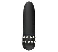ToyJoy Diamond Negro Petit Vibrador Negro - 74 gr