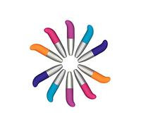 ToyJoy Funky Viberette G Spot Display 10P Vibrador - 605 gr