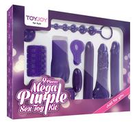 TOYJOY Just For You Mega Purple Kit - Kit De Juguetes Con Nueve Piezas Multifuncionales Para Estimulación Completa