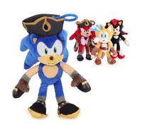 Toyland® 18 cm (7") Sonic Prime Serie 2 - Peluche con Clip - 4 diseños para coleccionar - 1 elegido al Azar - Apto para niños a Partir de 12 Meses