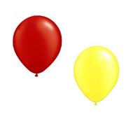 TOYLAND 30 ESPAÑA Globos DE LA Taza Mundial - Rojo Y Amarillo 12 "Latex METÁLICO