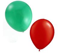 TOYLAND 30 Portugal Globos DE LA Taza Mundial - Verde Y Rojo 12 "LÁTEX METÁLICO