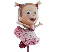 Toyland® 40 "Masha & Bear - Dancing Masha Pink Foil Balloon - Decoración de fiesta de cumpleaños