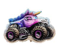 Toyland® 80 cm (32") Globo de aluminio Monster Jam " Sparkle Smash" - Globos con forma de Monster Truck